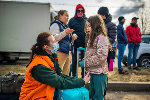 Young girl refugee Life Force Humanitarian aid