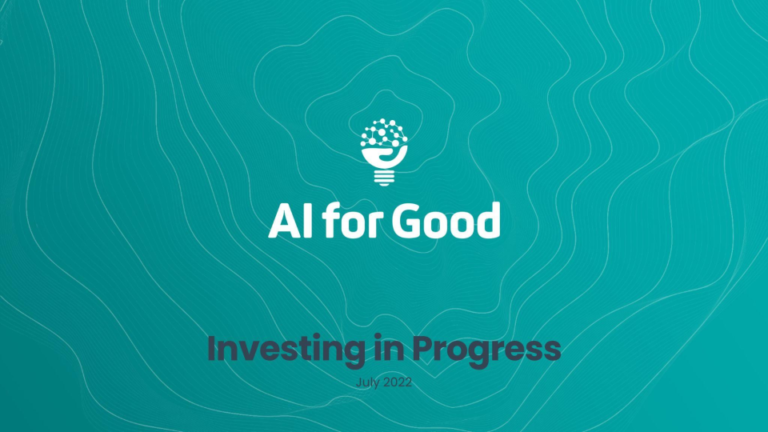 AI for Good Foundation Partnerships Deck August Newsletter Donation